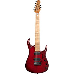 Ernie Ball Music Man JP15 7-String Electric Guitar Red Tide Flame