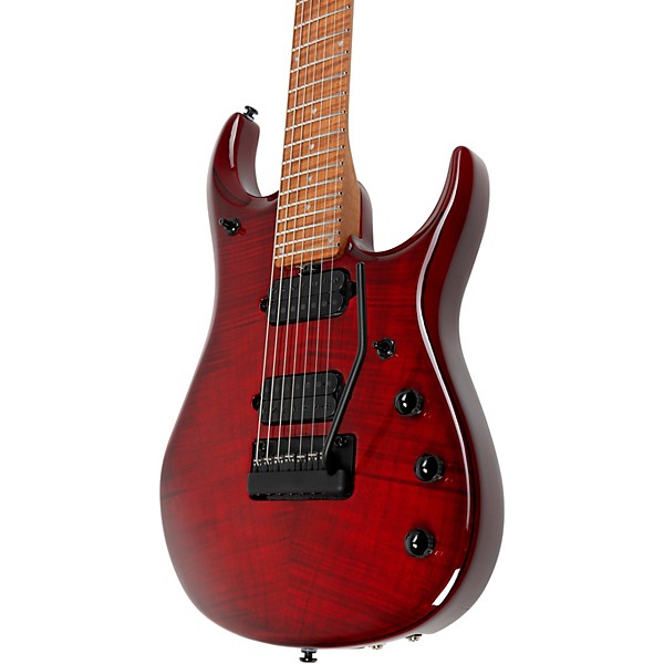 Ernie Ball Music Man JP15 7-String Electric Guitar Red Tide Flame