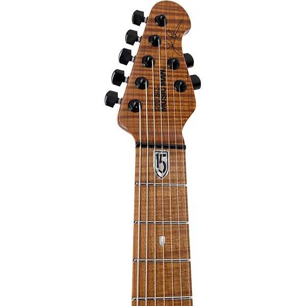 Ernie Ball Music Man JP15 7-String Electric Guitar Red Tide Flame