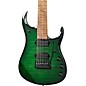 Ernie Ball Music Man JP15 7-String Suplex Electric Guitar Green Tiger Eye Flame thumbnail