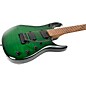 Ernie Ball Music Man JP15 7-String Suplex Electric Guitar Green Tiger Eye Flame