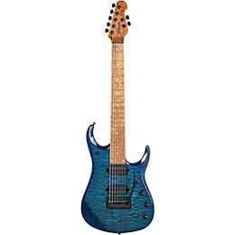 Ernie Ball Music Man JP15 7-String Electric Guitar Ultramarine Quilt
