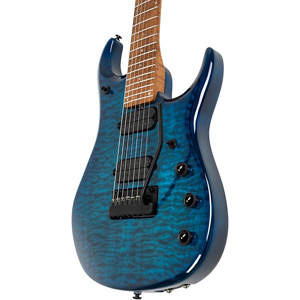 Ernie Ball Music Man JP15 7-String Suplex Electric Guitar Ultramarine Quilt