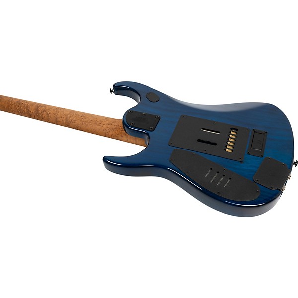 Ernie Ball Music Man JP15 7-String Suplex Electric Guitar Ultramarine Quilt