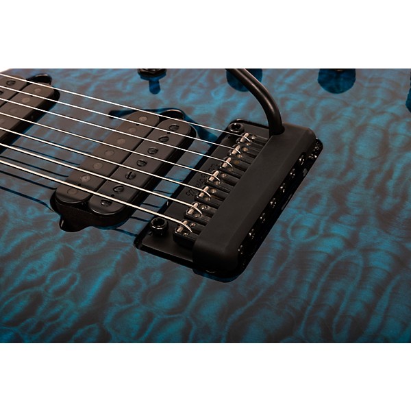 Ernie Ball Music Man JP15 7-String Suplex Electric Guitar Ultramarine Quilt
