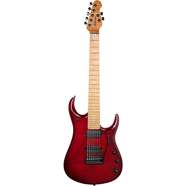 Ernie Ball Music Man JP15 7-String Suplex Electric Guitar Red Tide Quilt