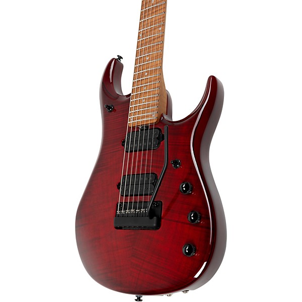 Ernie Ball Music Man JP15 7-String Suplex Electric Guitar Red Tide Quilt