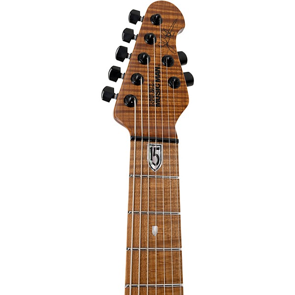 Ernie Ball Music Man JP15 7-String Suplex Electric Guitar Red Tide Quilt