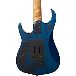 Ernie Ball Music Man JP15 7-String Electric Guitar Ultramarine Flame