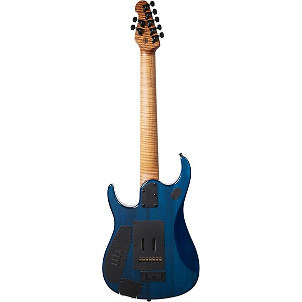 Ernie Ball Music Man JP15 7-String Electric Guitar Ultramarine Flame