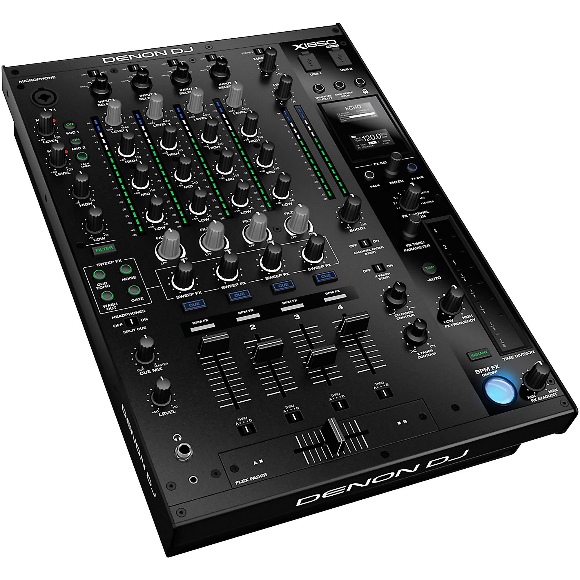 Denon DJ PRIME Package With X1850 Mixer and Pair of SC6000 Media