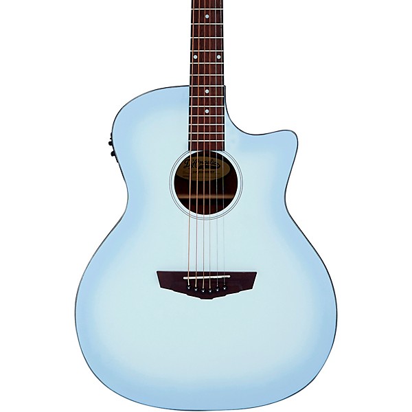 D'Angelico Premier Series Gramercy LS Grand Auditiorium Acoustic-Electric Guitar Matte Sky Burst