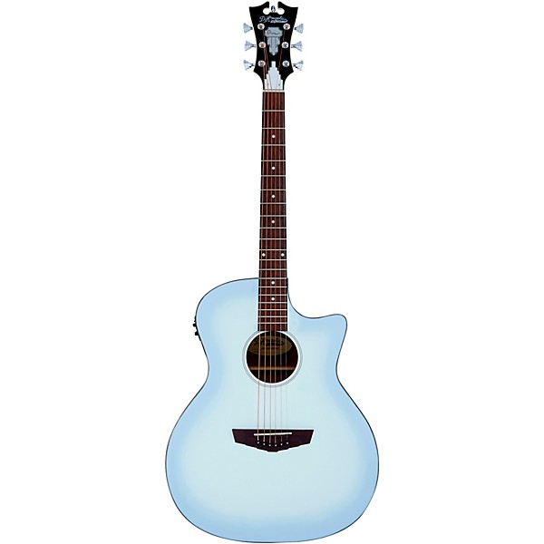 D'Angelico Premier Series Gramercy LS Grand Auditiorium Acoustic-Electric Guitar Matte Sky Burst