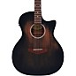 D'Angelico Premier Series Gramercy LS Grand Auditiorium Acoustic-Electric Guitar Aged Trans Black thumbnail