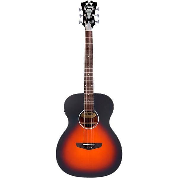 D'Angelico Premier Series Tammany LS OM Acoustic-Electric Guitar Satin Vintage Sunburst