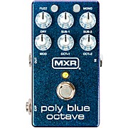 Mxr M306 Poly Blue Octave Effects Pedal Blue for sale