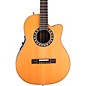 Ovation Elite AX Mid-Depth Cutaway Acoustic-Electric Nylon String Guitar Natural thumbnail