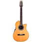 Ovation Elite AX Mid-Depth Cutaway Acoustic-Electric Nylon String Guitar Natural