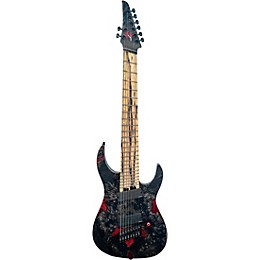 Legator Ninja 8-String Multi-Scale X Series Electric Guitar Black Widow