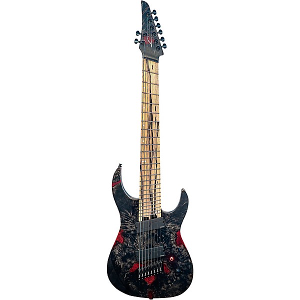 Legator Ninja 8-String Multi-Scale X Series Electric Guitar Black Widow