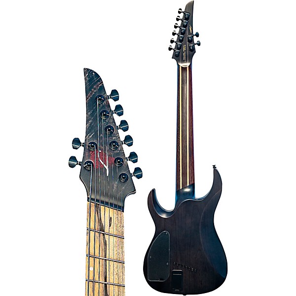 Legator Ninja 8-String Multi-Scale X Series Electric Guitar Black Widow