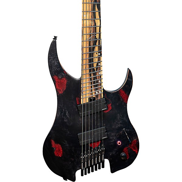 Legator G7FX Ghost 7-String Multi-Scale X Series Electric Guitar Black Widow