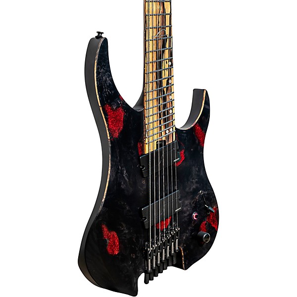 Legator G7FX Ghost 7-String Multi-Scale X Series Electric Guitar Black Widow