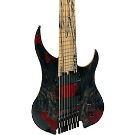 Blemished Legator G8FX Ghost 8-String Multi-Scale X Series Electric Guitar Level 2 Black Widow 197881185176