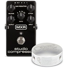 MXR Studio Compressor Effects Pedal With Free Barefoot Buttons V1 Guitar Center Standard Footswitch Cap