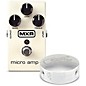 MXR M233 Micro Amp Plus Effects Pedal With Free Barefoot Buttons V1 Guitar Center Standard Footswitch Cap thumbnail