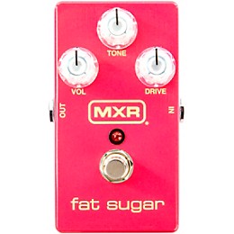 MXR Fat Sugar Drive Effects Pedal With Free Barefoot Buttons V1 Guitar Center Standard Footswitch Cap