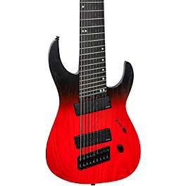 Legator Ninja 9-String Multi-Scale Electric Guitar Crimson