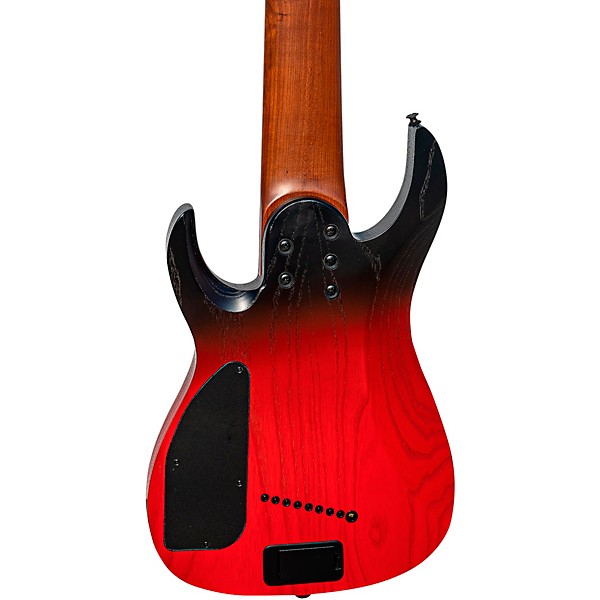 Legator Ninja 9-String Multi-Scale Electric Guitar Crimson