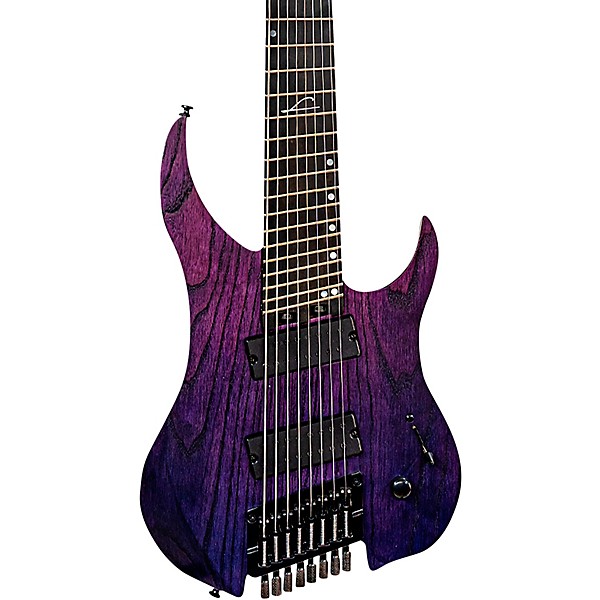 Legator Ghost 8 String Multi-Scale Performance Series Electric Guitar Iris Fade