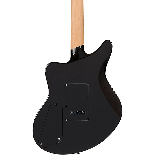 D'Angelico Premier Series Bedford Solidbody Electric Guitar Black Flake