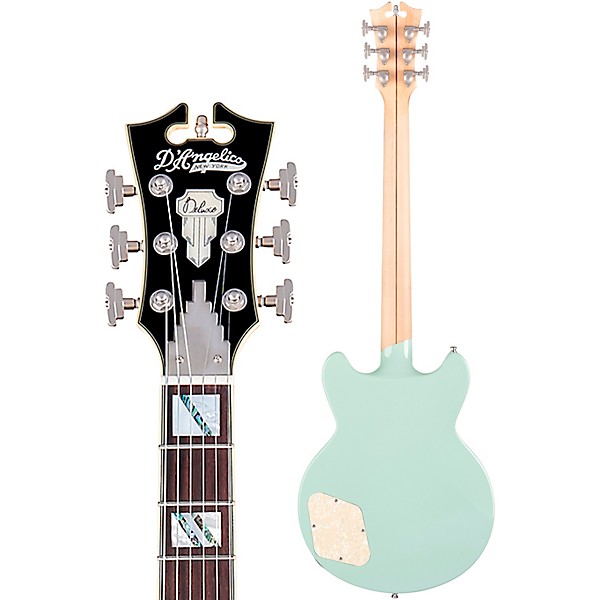 D'Angelico Deluxe Brighton Limited-Edition Solid Body Electric Guitar Sage
