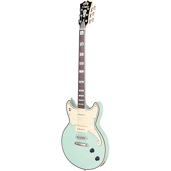 D'Angelico Deluxe Brighton Limited-Edition Solid Body Electric Guitar Sage