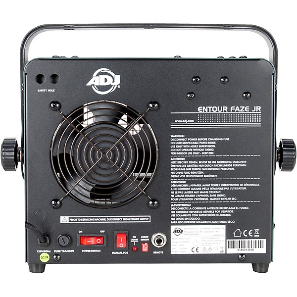 American DJ Entour Faze Jr 200-Watt Fazer Water-Based Fog Fluid Hazer Effect Machine