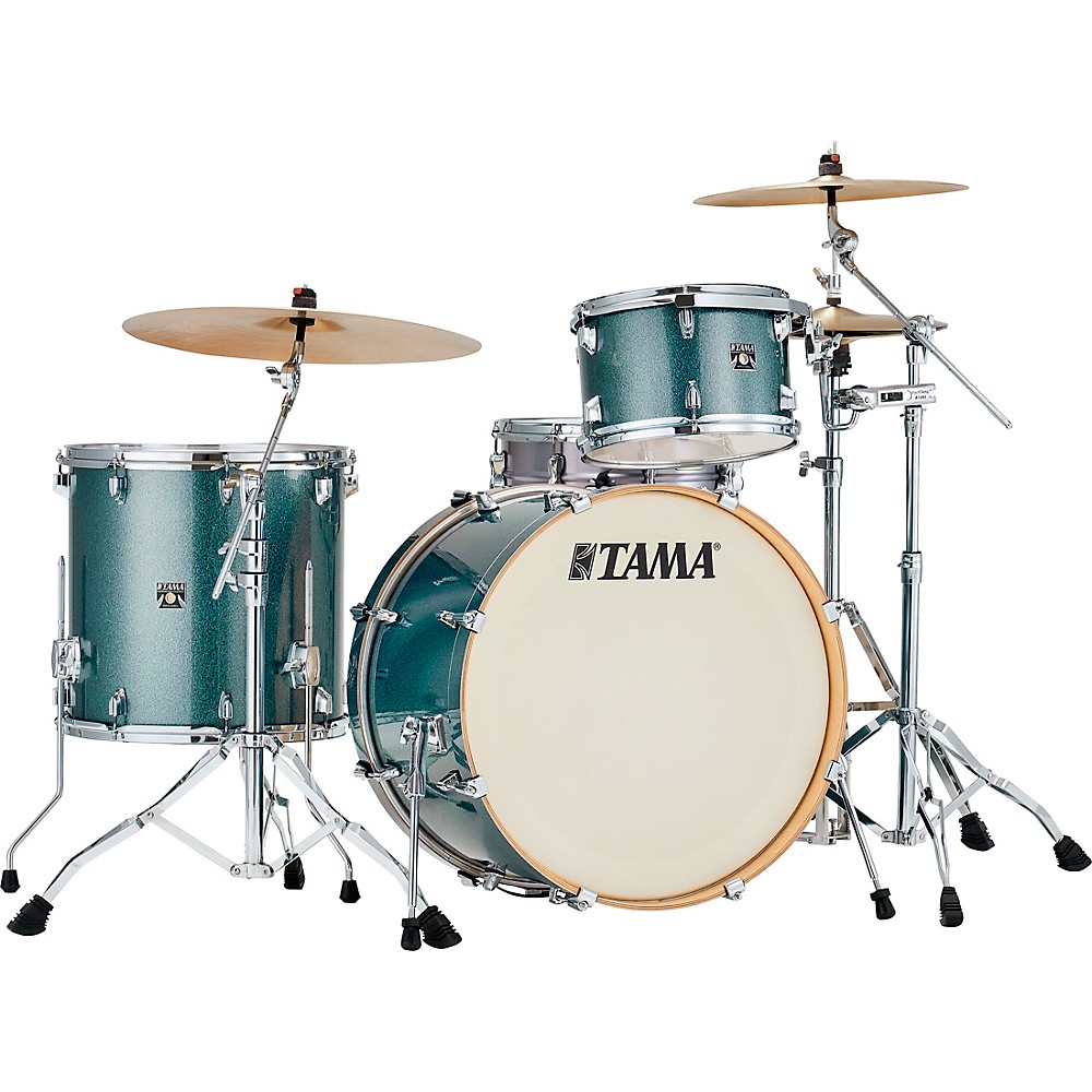 Tama Superstar Classic 3-Piece Shell Pack With 22" Bass Drum Sea Blue Sparkle