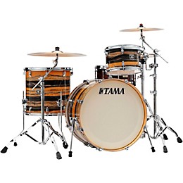 TAMA Superstar Classic 3-Piece Shell Pack With 22" Bass Drum Natural Ebony Tiger Wrap