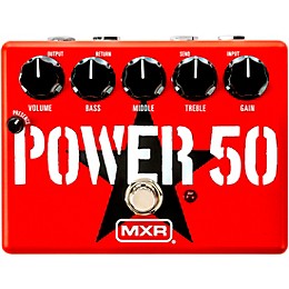 MXR Tom Morello Power 50 Overdrive Effects Pedal Red