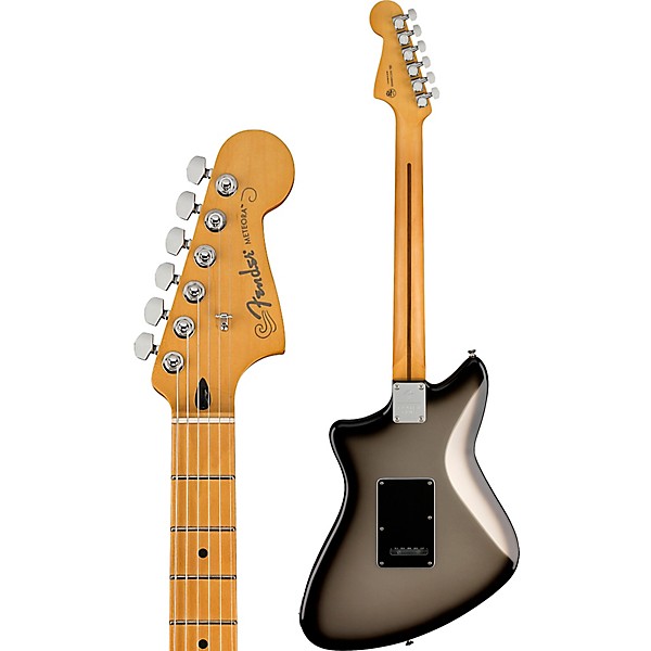 Open Box Fender Player Plus Meteora HH Maple Fingerboard Electric Guitar Level 2 Silver Burst 194744732256
