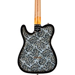 Fender Custom Shop Limited-Edition Dual P-90 Telecaster Relic Electric Guitar Black Paisley