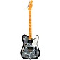 Fender Custom Shop Limited-Edition Dual P-90 Telecaster Relic Electric Guitar Black Paisley