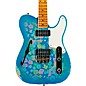 Fender Custom Shop Limited-Edition Dual P-90 Telecaster Relic Electric Guitar Blue Flower thumbnail