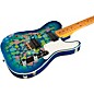 Fender Custom Shop Limited-Edition Dual P-90 Telecaster Relic Electric Guitar Blue Flower