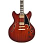 D'Angelico Deluxe DC Semi-Hollow Electric Guitar Satin Brown Burst thumbnail