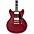 D'Angelico Deluxe DC Semi-Hollow Electric Guitar Satin H... D'Angelico Deluxe DC Semi-Hollow Electric Guitar Satin Trans Wine