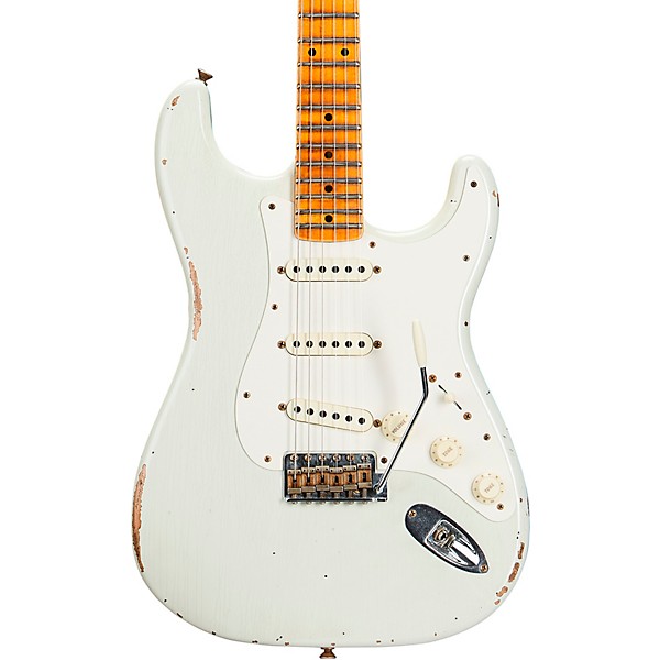 Fender Custom Shop Limited-Edition Fat '50s Stratocaster Relic Electric Guitar Aged India Ivory