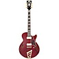 D'Angelico Deluxe Series SS Semi-Hollow Electric Guitar Satin Trans Wine